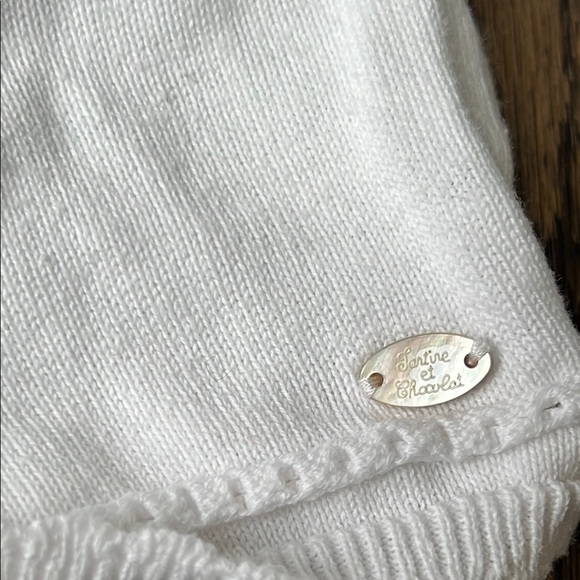 Tartine et Chocolat White Knit Sweater 9-12 months 1 A baby beautiful detail - Picture 3 of 9
